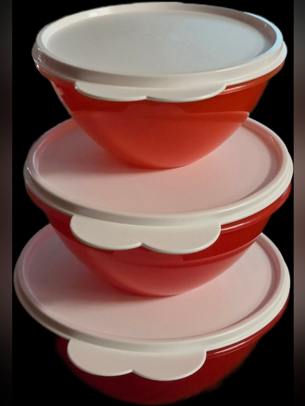 TUPPERWARE CLASSIC WONDERLIER BOWL SET/3